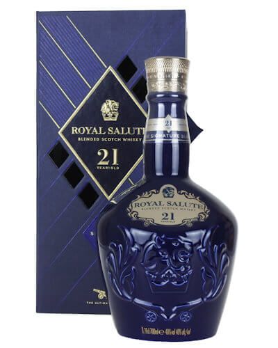 Chivas Regal 21 Royal Salute blue