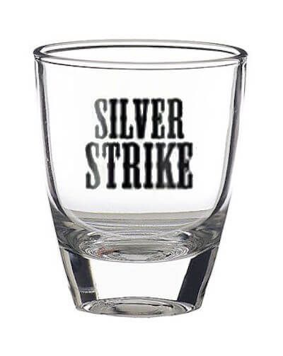 Silver Strike shotglas