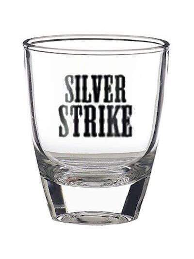 Silver Strike shotglas