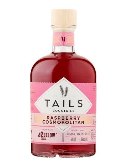 Tails Cocktails Raspberry Cosmopolitan